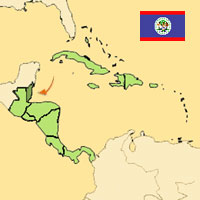 Globalization guide - Map for localization of the country - Belize