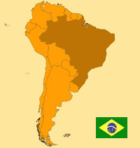 Globalization guide - Map for localization of the country - Brazil