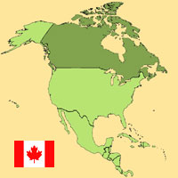 Globalization guide - Map for localization of the country - Canada