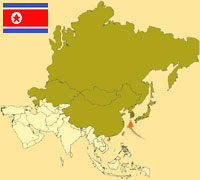 Globalization guide - Map for localization of the country - North Korea