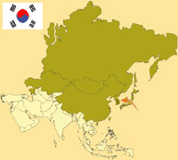 Globalization guide - Map for localization of the country - South Korea