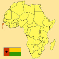 Globalization guide - Map for localization of the country - Guinea-Bissau