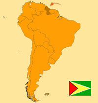 Globalization guide - Map for localization of the country - Guyana