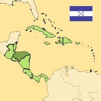 Globalization guide - Map for localization of the country - Honduras