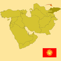 Globalization guide - Map for localization of the country - Kyrgyzstan