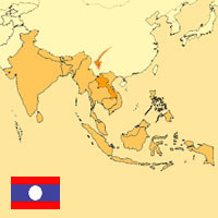 Globalization guide - Map for localization of the country - Laos