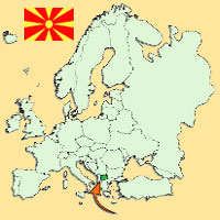 Globalization guide - Map for localization of the country - Macedonia