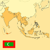 Globalization guide - Map for localization of the country - Maldives