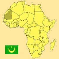 Globalization guide - Map for localization of the country - Mauritania