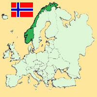 Globalization guide - Map for localization of the country - Norway