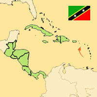 Globalization guide - Map for localization of the country - St.Kitts and Nevis