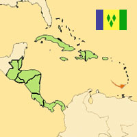 Globalization guide - Map for localization of the country - St.Vincent and Grenadines