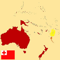 Globalization guide - Map for localization of the country - Tonga