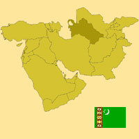 Globalization guide - Map for localization of the country - Turkmenistan
