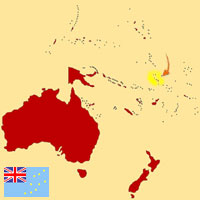 Globalization guide - Map for localization of the country - Tuvalu