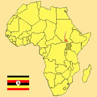 Globalization guide - Map for localization of the country - Uganda