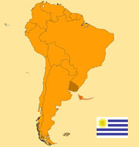 Globalization guide - Map for localization of the country - Uruguay