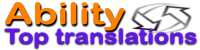 Ability Top Translations - Internet-based Translation agency