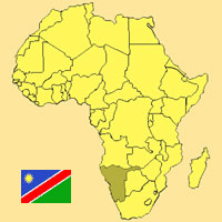 Map Namibia 
